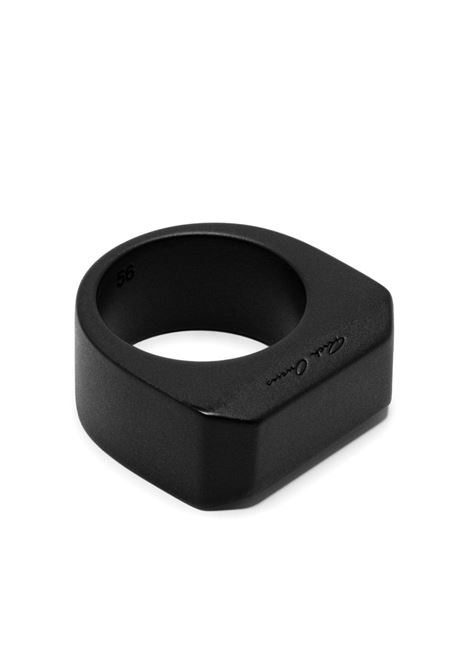 Anello opaco in nero - uomo RICK OWENS | RJ0000052MMTBK09